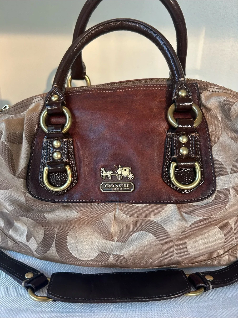Authentic Coach Madison Sabrina Satchel